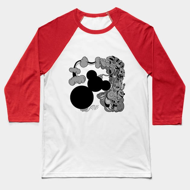 bomb doodle art Baseball T-Shirt by DoarTwidhiSS